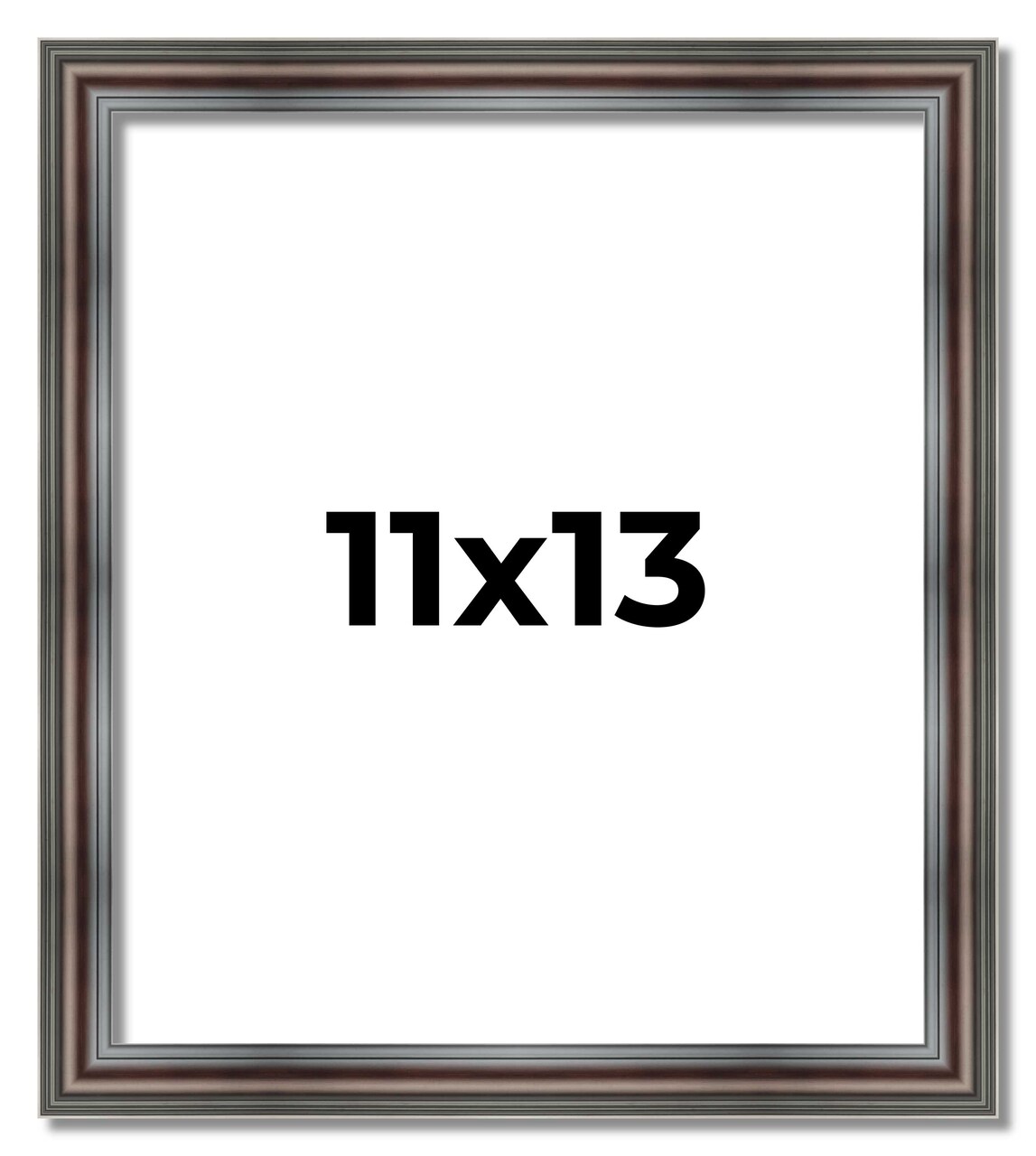 Photo Size Shadow Box 1.75" Deep Brown Frame - UV Acrylic, Backing, Hanging Hardware